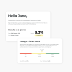 Omega-3 Index Results at a Glance Report Overview | NeoVos